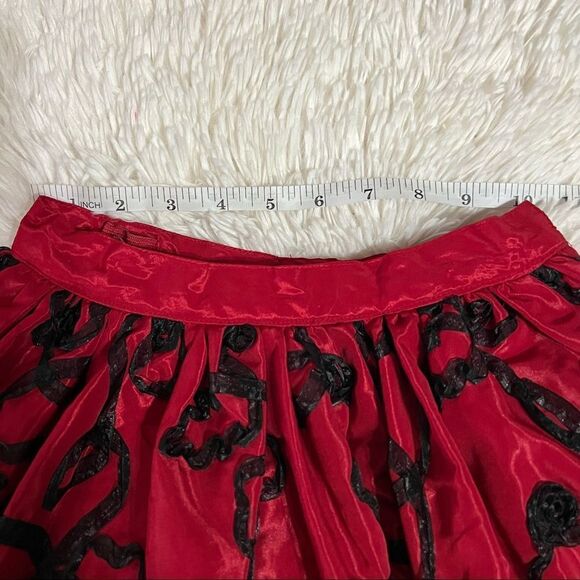 Childrens Place Formal skirt red and black size 6 - Picture 7 of 9